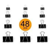 Spinacze i klipsy do papieru - BINDER KLIP 15/19/25/32MM, D.RECT - miniaturka - grafika 1