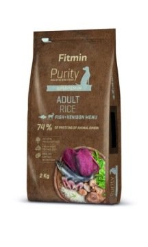 Fitmin Purity Adult Rice Fish&Venison 2 kg