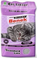 Żwirek dla kotów - Benek Żwirek Super Lawenda - 25 l (ok. 20 kg) - miniaturka - grafika 1