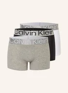 Majtki damskie - Calvin Klein Bokserki Steel Cotton, 3 Szt. grau - miniaturka - grafika 1