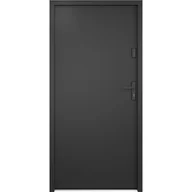Drzwi zewnętrzne - Drzwi stalowe zewnętrzne wejściowe Dual czarne plus Grand 90 prawe - miniaturka - grafika 1