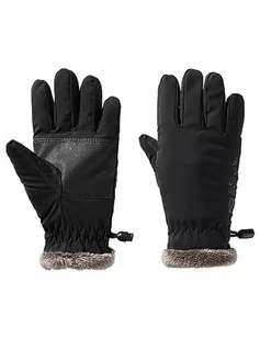 Jack Wolfskin Unisex dziecięce rękawiczki HIGHLOFT Glove K, czarne, 116, czarny, 116 - Rękawiczki - miniaturka - grafika 1