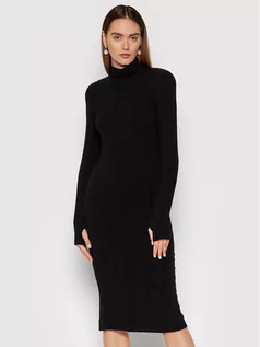 Sukienki - Remain Sukienka codzienna Zea RM872 Czarny Slim Fit - grafika 1