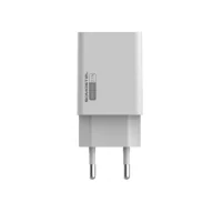 Ładowarki do telefonów - Ładowarka sieciowa SMS-A31 2A Somostel biała + kabel USB-C - miniaturka - grafika 1