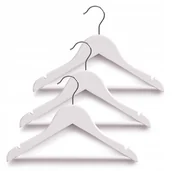 Wieszaki do szafy - Wieszaki Na Ubrania Dziecięce, 3 Sztuki, Białe, Zeller - miniaturka - grafika 1