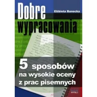 Podręczniki dla liceum - Złote Myśli Dobre wypracowania Elżbieta Banecka - miniaturka - grafika 1