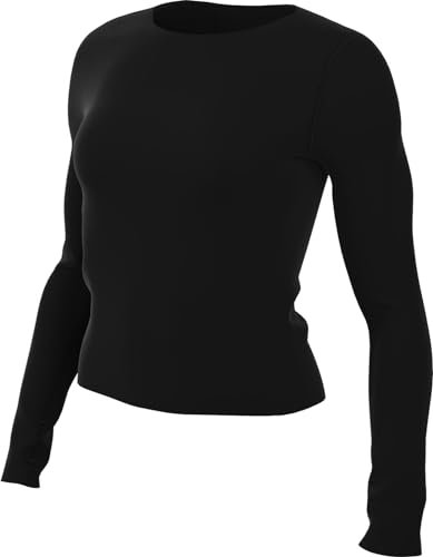 Nike Damski top W Nk Inf Df Ls Top, Black/Pcg6C, FN3022-010, XS