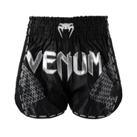 Spodnie sportowe męskie - Venum Nexus Spodenki Muay Thai Shorts Black/Silver - miniaturka - grafika 1