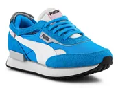 Sneakersy damskie - Puma future rider cut-out vintage wns 384861-02 ocean dive marshmallow - miniaturka - grafika 1