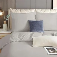 Pościel - Spod Igły I Nitki Pościel satynowa 160x200 taupe beżowa jednobarwna I24 - miniaturka - grafika 1