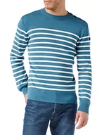 Swetry męskie - Armor Lux Sweter męski Marin Groix Homme, Lagoon Arm/Milk, XXL - miniaturka - grafika 1