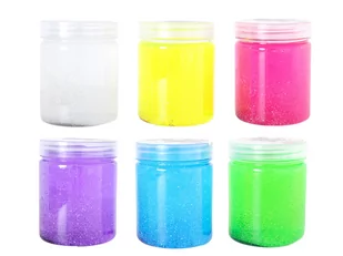 SLIME BROKATOWY Masa Plastyczna Brokat Glut MIX - Masy plastyczne - miniaturka - grafika 1