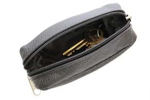 Etui Na Klucze Kluczówka Duża Bombata Dwa Zamki MAGRE (PL) Skóra Naturalna "LOLEK" 6 x 14 x 2 [cm] - Etui na klucze - miniaturka - grafika 1
