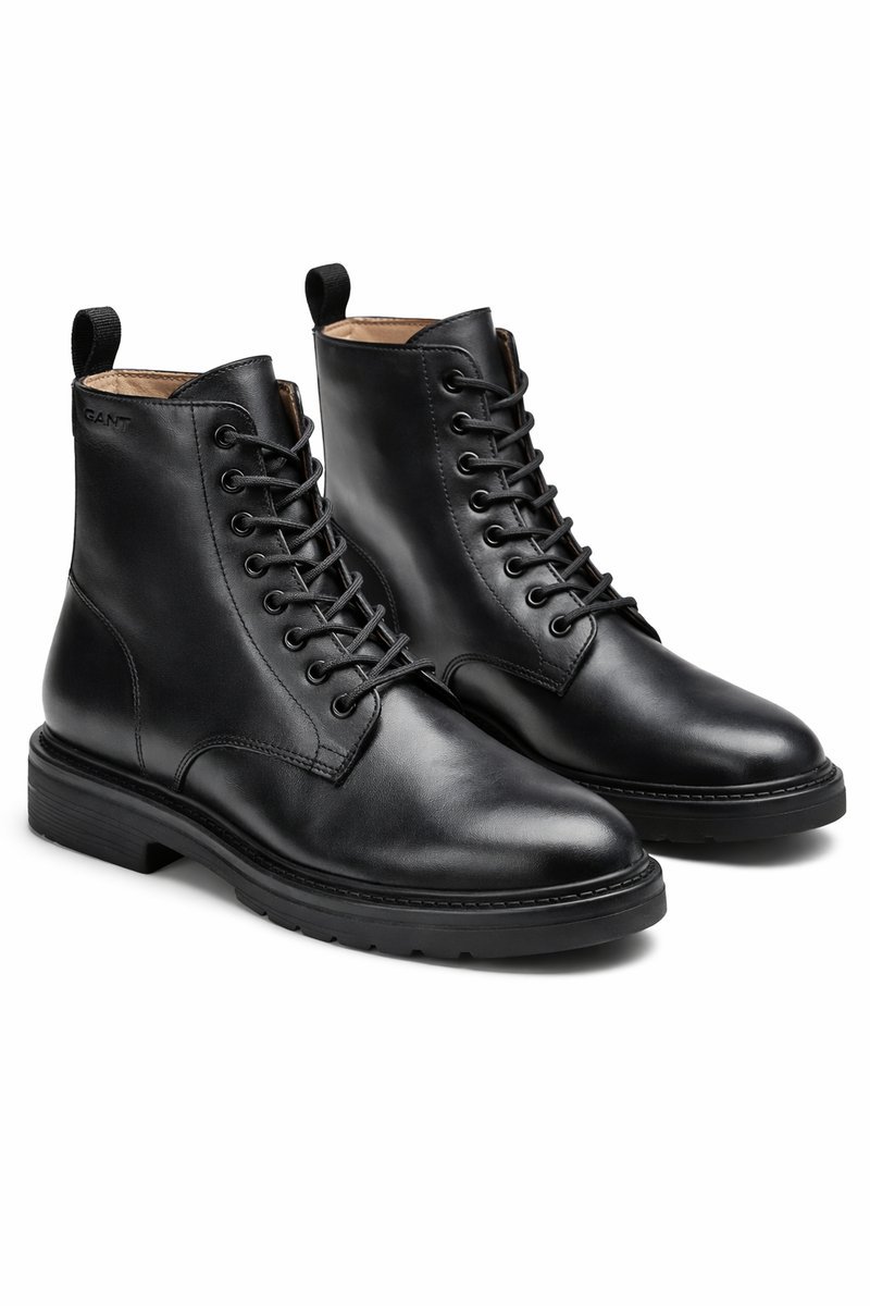 GANT CZARNE SKÓRZANE MĘSKIE TRZEWIKI KLASYCZNE 41 I3A