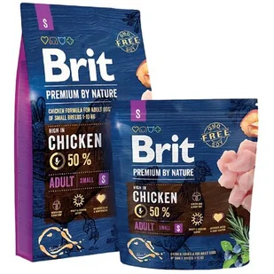 Brit Premium By Nature Adult S Small 1kg - Mokra karma dla psów - miniaturka - grafika 1