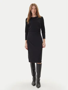 Calvin Klein Sukienka koktajlowa LV044D062G Czarny Slim Fit - Sukienki - miniaturka - grafika 1