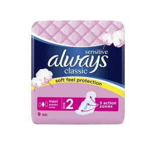 Always Classic Sensitive 9szt. Podpaski - Podpaski - miniaturka - grafika 1