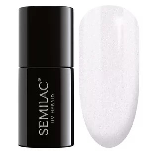 Semilac UV Hybrid lakier hybrydowy 092 Shimmering White 7ml - Lakiery hybrydowe - miniaturka - grafika 1