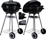 Grille - BBQ GRILL OGRODOWY KULISTY REX STALOWY ŚR.46CM - miniaturka - grafika 1