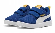 Buty trekkingowe dziecięce - PUMA Courtflex V3 Mesh PS Niebieskie 34,5 - miniaturka - grafika 1
