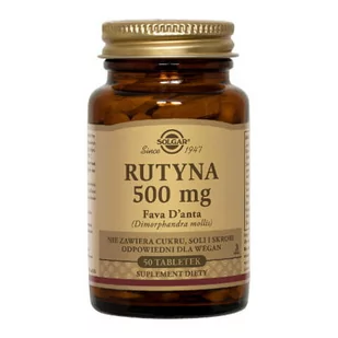 Rutyna 500 mg (Solgar) - Witaminy i minerały - miniaturka - grafika 1