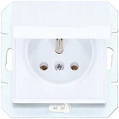 Gniazdka elektryczne - Timex Gniazdo Medium 2P+Z IP44 białe - miniaturka - grafika 1