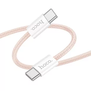 HOCO kabel Typ C do Typ C 60W X104 2m różowy - Kable USB - miniaturka - grafika 1