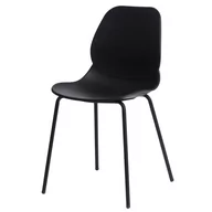 Krzesła - D2.Design Krzesło Layer 4 czarne 150244 - miniaturka - grafika 1