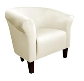 Fotele - ATOS Fotel Milo MG50 nogi venge kremowy - miniaturka - grafika 1