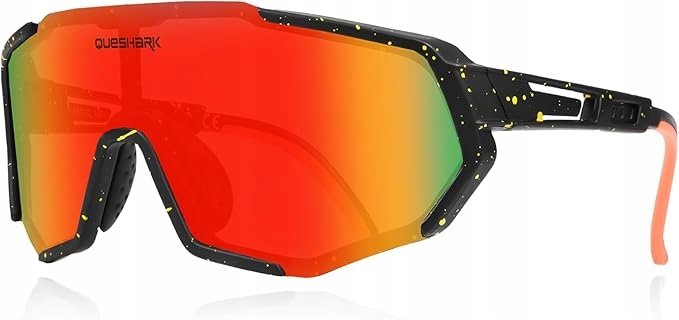 Okulary przeciwsłoneczne dla dzieci Queshark 6–16 sport polaryzacja UV400