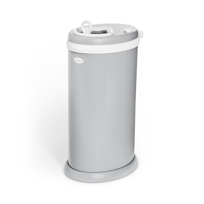 Ubbi Stalowy Kosz na Pieluchy Matte Grey