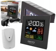 Stacje pogodowe - Stacja Pogody Pogodowa Bezprzewodowa Higrometr Termometr Zegar Czujnik - miniaturka - grafika 1
