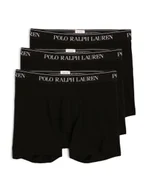 Majtki męskie - Polo Ralph Lauren Obcisłe bokserki pakowane po 3 szt. Mężczyźni Bawełna czarny jednolity, S - miniaturka - grafika 1