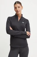 Bluzy damskie - New Balance bluza do biegania Athletics kolor czarny WT43200BK - miniaturka - grafika 1