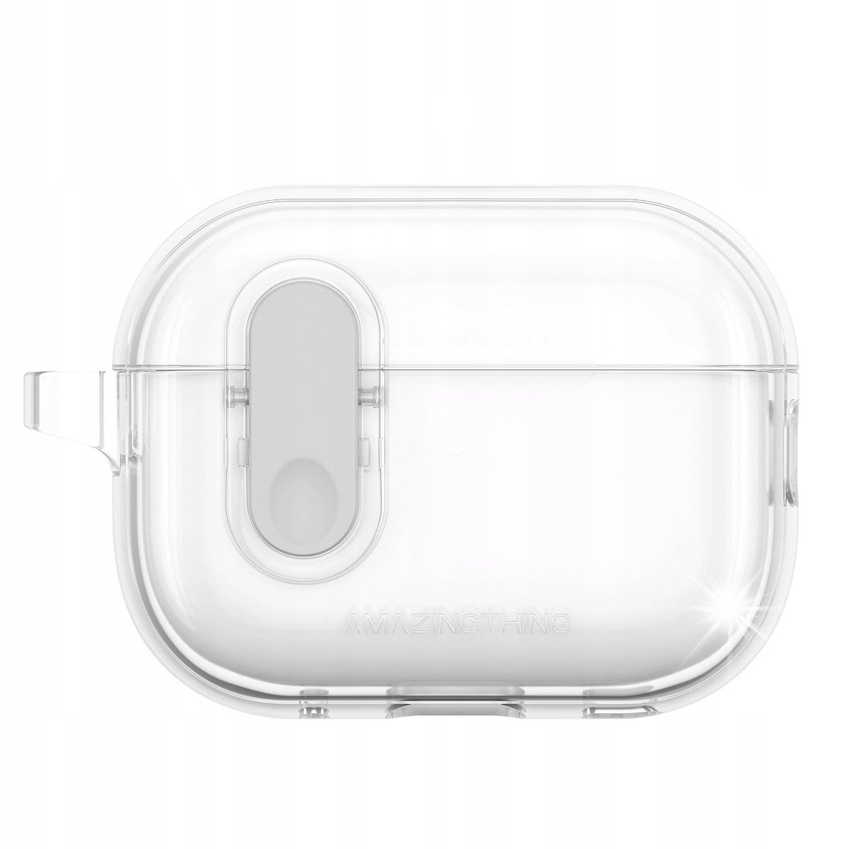 AIRPODS PRO 2 ETUI SILIKONOWE AMAZINGTHING MINIMAL CASE PRZEZROCZYSTE MOCNE