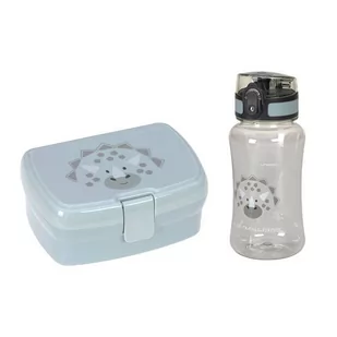 Lassig, Zestaw Lunchbox i tritanowy bidon About Friends Dinozaur, 460 ml - Zestawy naczyń dla dzieci - miniaturka - grafika 1