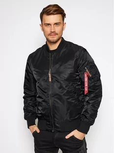 Alpha Industries Kurtka bomber Ma-1 Vf 59 Long 168100 Czarny Slim Fit - Kurtki męskie - miniaturka - grafika 1