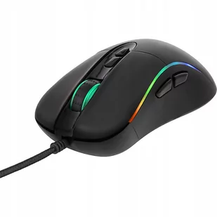 Deltaco Gaming Mouse czarna - Myszki - miniaturka - grafika 1
