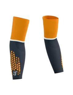 COMPRESSPORT Rękawki kompresyjne ARMFORCE ULTRALIGHT magent/ autumn glory - Ściągacze i opaski sportowe - miniaturka - grafika 1