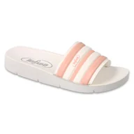 Buty dla dziewczynek - Befado obuwie dziecięce 067Y004 beżowy - miniaturka - grafika 1