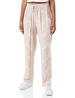 Spodnie damskie - usha Damskie spodnie materiałowe 10226552, niebieskie, wielokolorowe, M, niebieski wielokolorowy, M - miniaturka - grafika 1