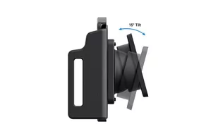 Brodit Uchwyt uniwersalny regulowany do Apple iPhone 14 Pro bez futerału oraz w futerale lub etui o wymiarach: 70-83 mm (szer.), 6-10 mm (grubość). - Uchwyty samochodowe do telefonów - miniaturka - grafika 3