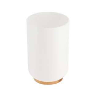 Kubek łazienkowy Besson White - Kubki na szczoteczki do zębów Kubek łazienkowy Besson White - Kubki na szczoteczki do zębów - miniaturka - grafika 1