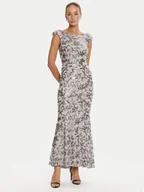 Sukienki - Rinascimento Sukienka wieczorowa CFC0125132003 Szary Slim Fit - miniaturka - grafika 1