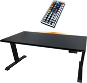 Biurka gamingowe - BIURKO ELEKTRYCZNE REGULOWANE NOGI LOFTOWE METALOWE STABILNE - miniaturka - grafika 1