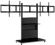 Uchwyty do telewizora - HAGOR Pro-Tower L Dual mobiles Standsystem fuer 2 TVs 140-165cm 55-65Zoll VESA max. 600x400mm max. Traglast 2x 55 kg - miniaturka - grafika 1
