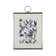 Ramki na zdjęcia - Ramka na zdjęcia Savana srebrna 19 x 24 cm metalowa - miniaturka - grafika 1