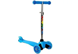 LEAN Sport, Hulajnoga trójkołowa balansowa, SCOOTER, niebieski - Hulajnogi - miniaturka - grafika 1