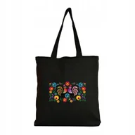 Torby i wózki na zakupy - Torba Na Ramię EKO bawełniana Kwiaty Ozdobne KGW - miniaturka - grafika 1