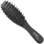 Szczotki i grzebienie do włosów - Fox NYLON BOAR mała czarna szczotka do włosów 11161 - miniaturka - grafika 1